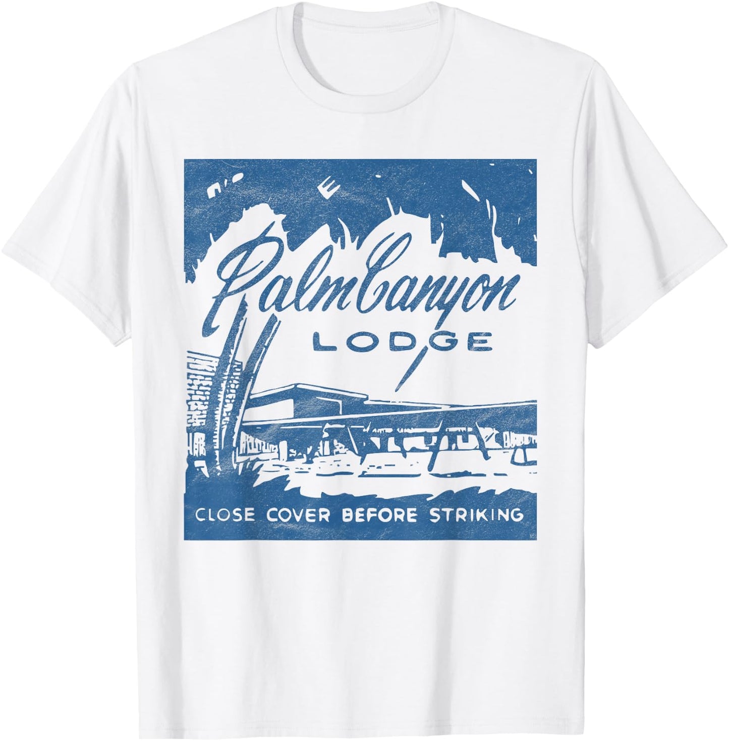 Vintage Hotel 60s Retro Style / Matchbook Art T-Shirt - T-Shirt | White