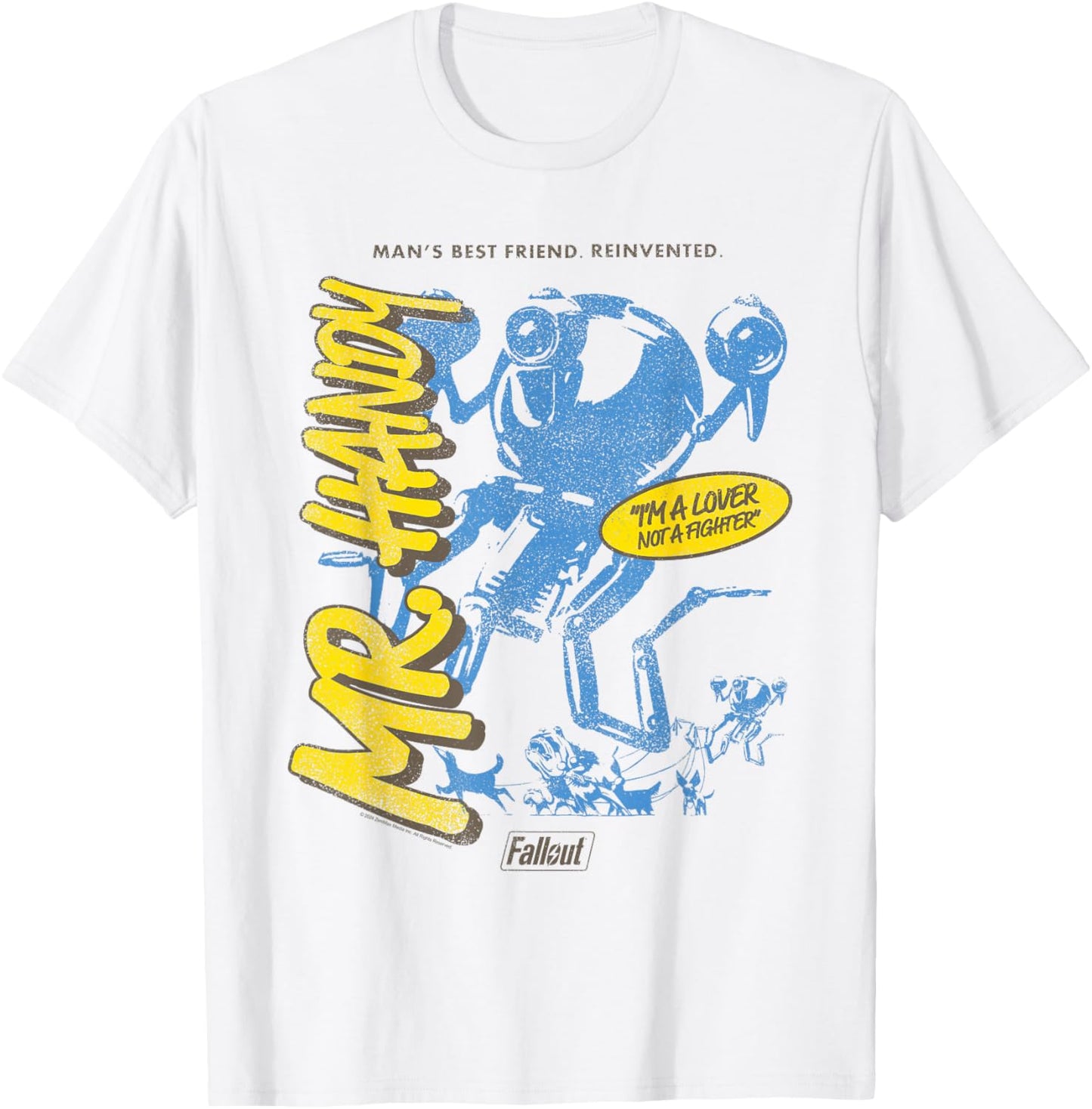 Fallout Video Game Mr. Handy Robot Friend T-Shirt - T-Shirt | White