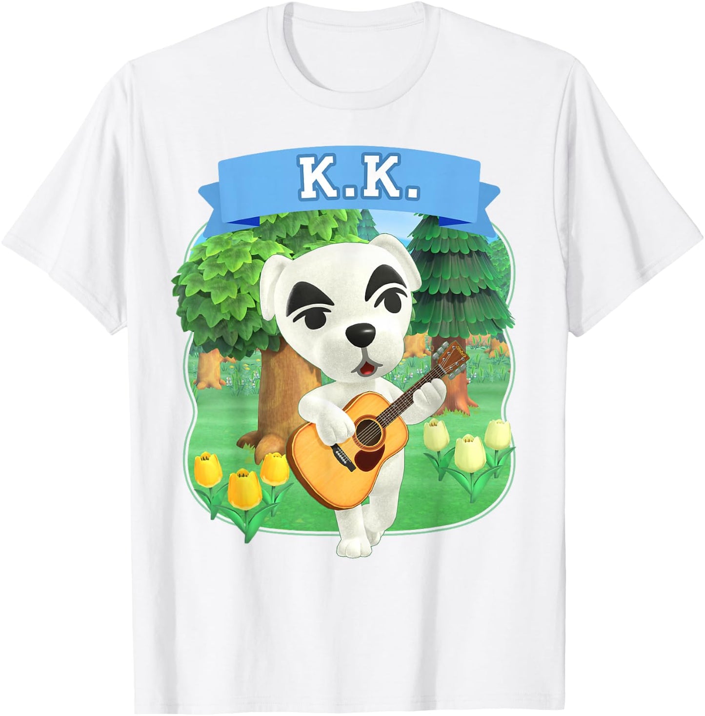 Animal Crossing: New Horizons K.K. Slider Orchard Music T-Shirt - T-Shirt | White