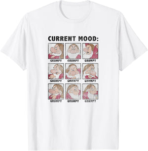 Disney Snow White Grumpy Current Mood Boxes Always Grumpy T-Shirt - T-Shirt | White