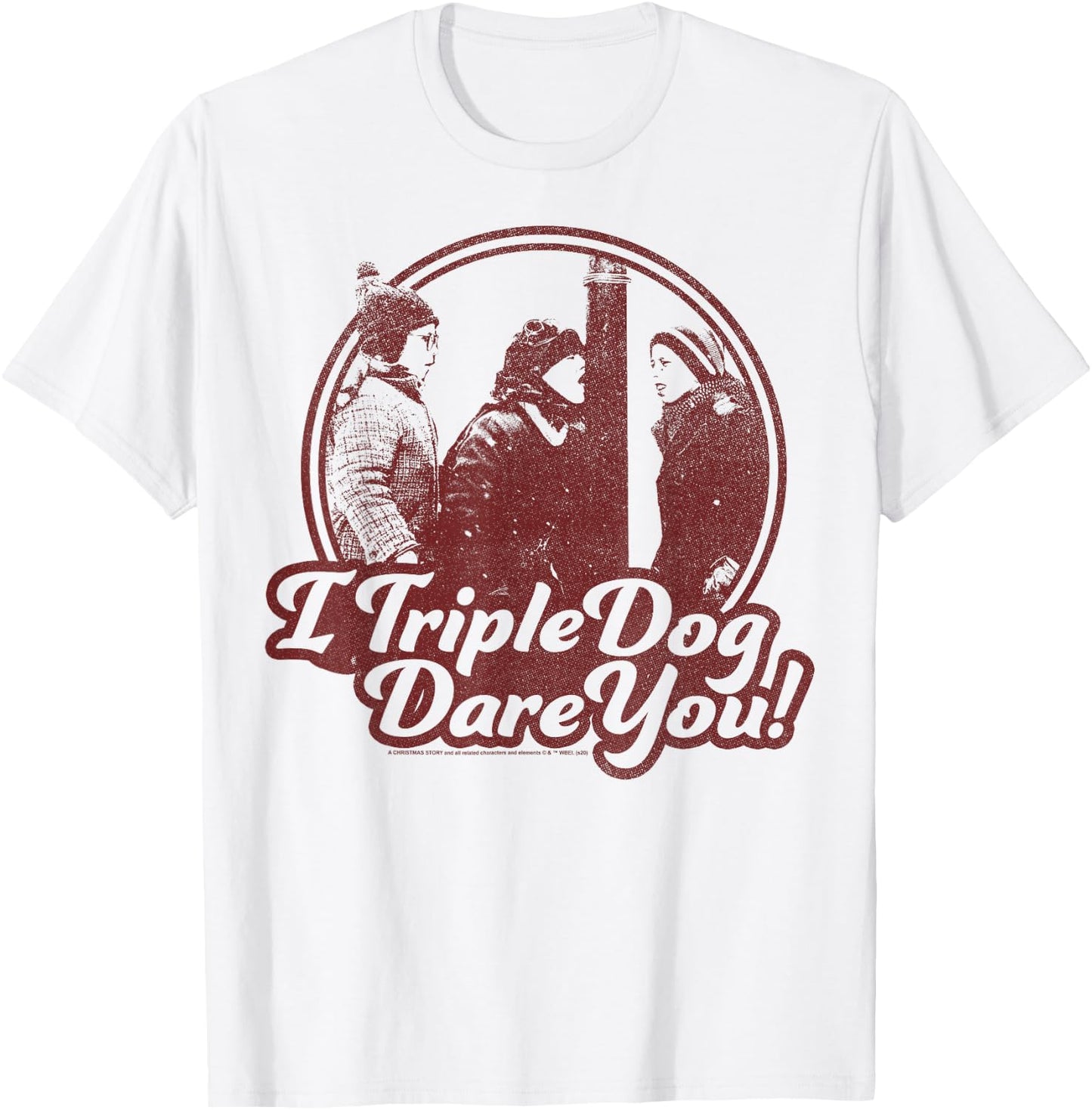 A Christmas Story I Triple Dog Dare You T-Shirt - T-Shirt | White