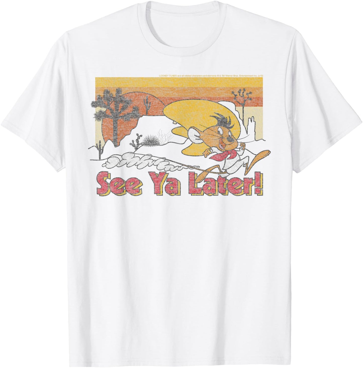 Looney Tunes Speedy Gonzales See Ya Later T-Shirt - T-Shirt | White