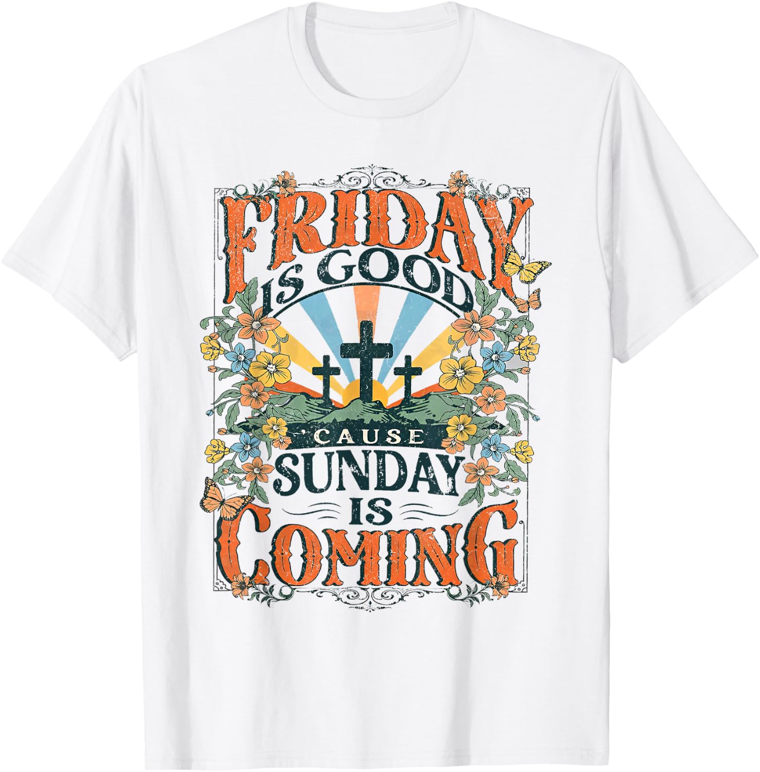 He Is Risen Jesus Christian Bible Quote Easter Good Friday T-Shirt - T-Shirt | White
