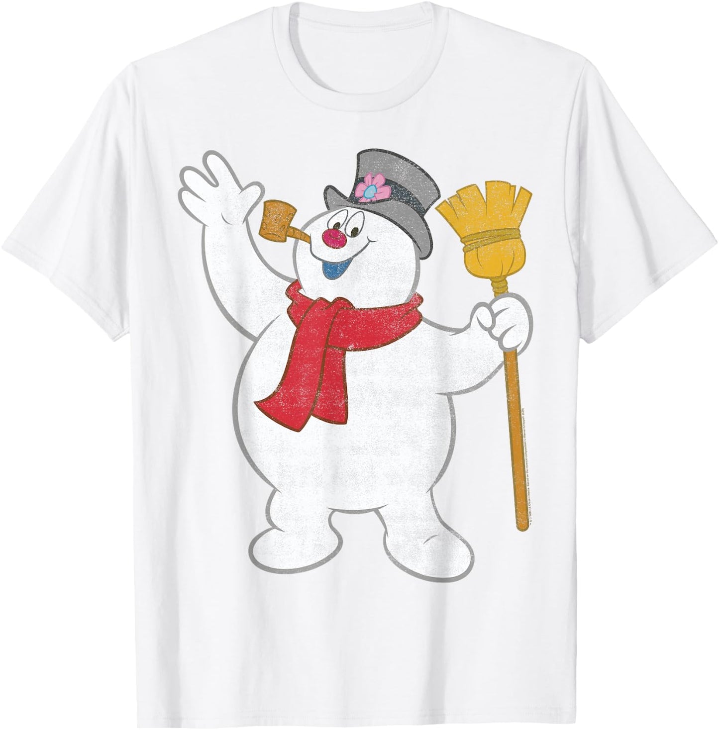 Frosty The Snowman Big Portrait T-Shirt - T-Shirt | White