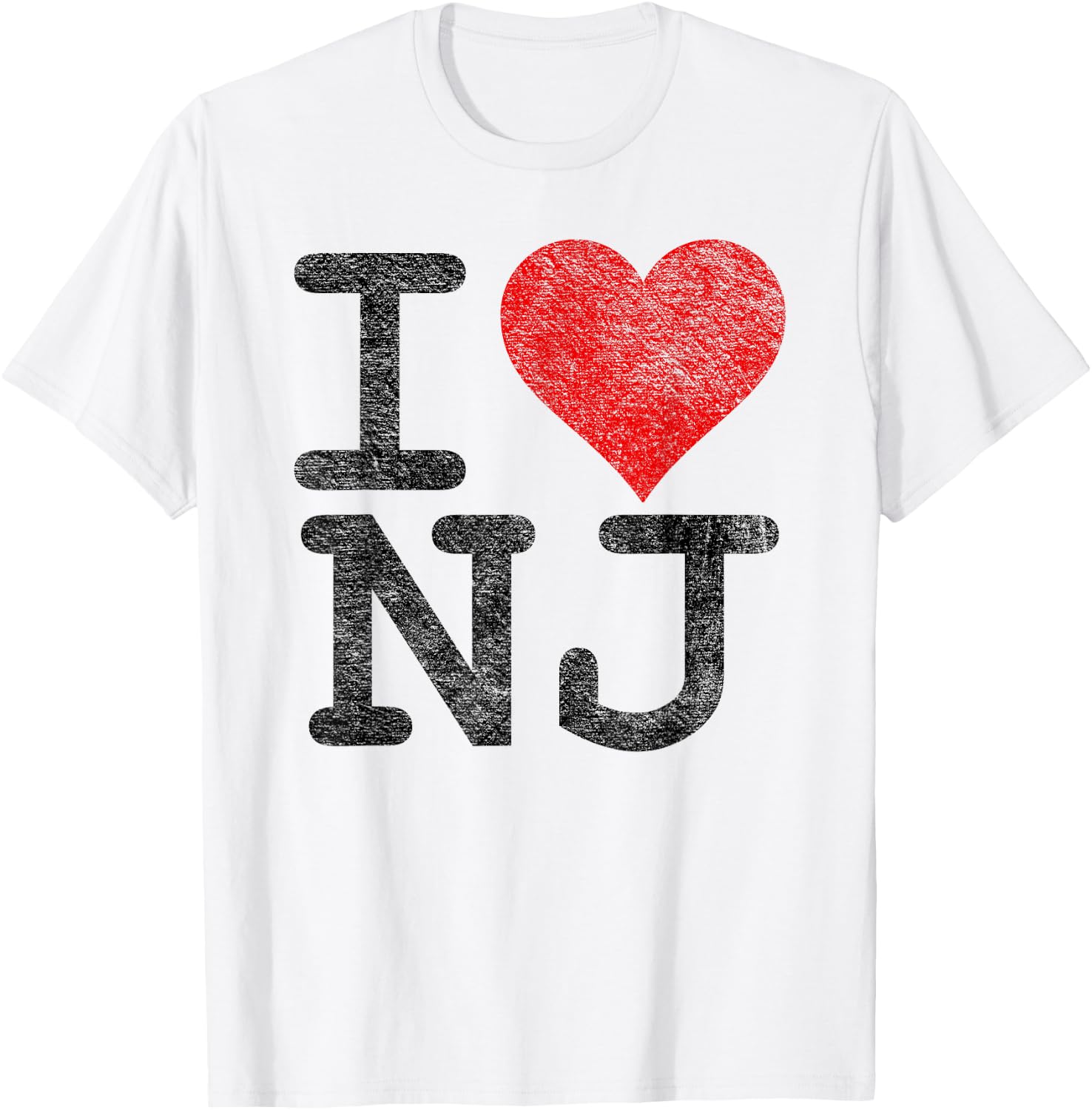 I Love New Jersey I Heart NJ T-Shirt - T-Shirt | White