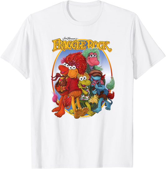 Fraggle Rock Group Hug T-Shirt - T-Shirt | White