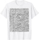 Old Rome Map Roads T-Shirt - T-Shirt | White