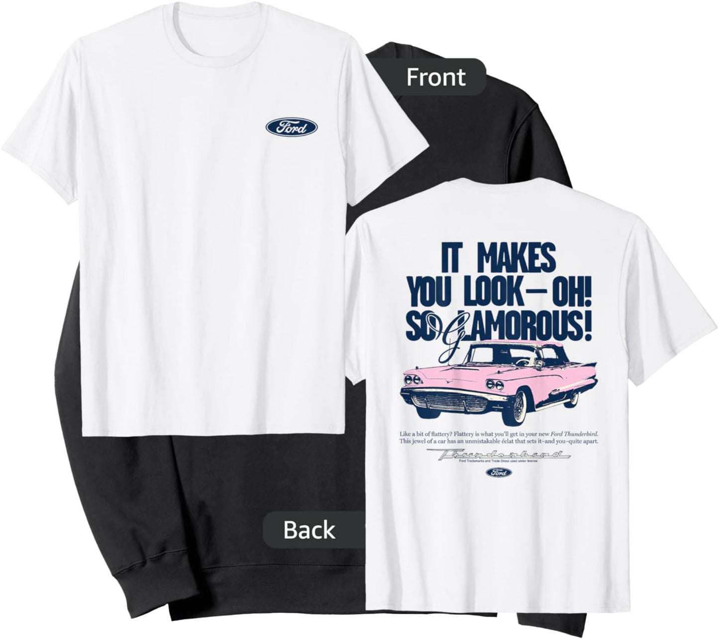 Ford - Thunderbird 1959 It Makes You Look Oh So Glamorous Sweatshirt - Sweatshirt | Black