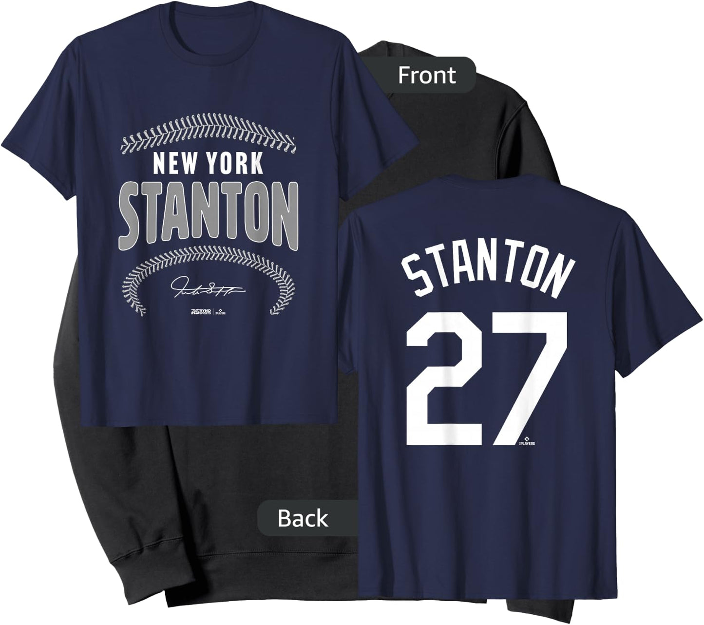 Giancarlo Stanton New York Name & Number (Front & Back) Sweatshirt - Sweatshirt | Black