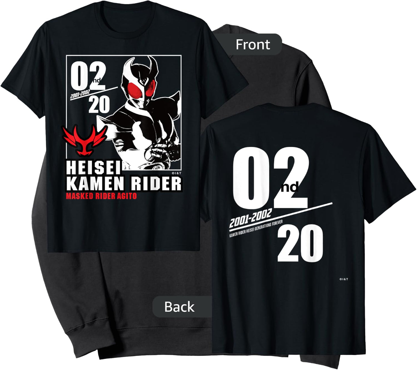 Kamen Rider Agito Heisei Rider Anniversary Sweatshirt - Sweatshirt | Black