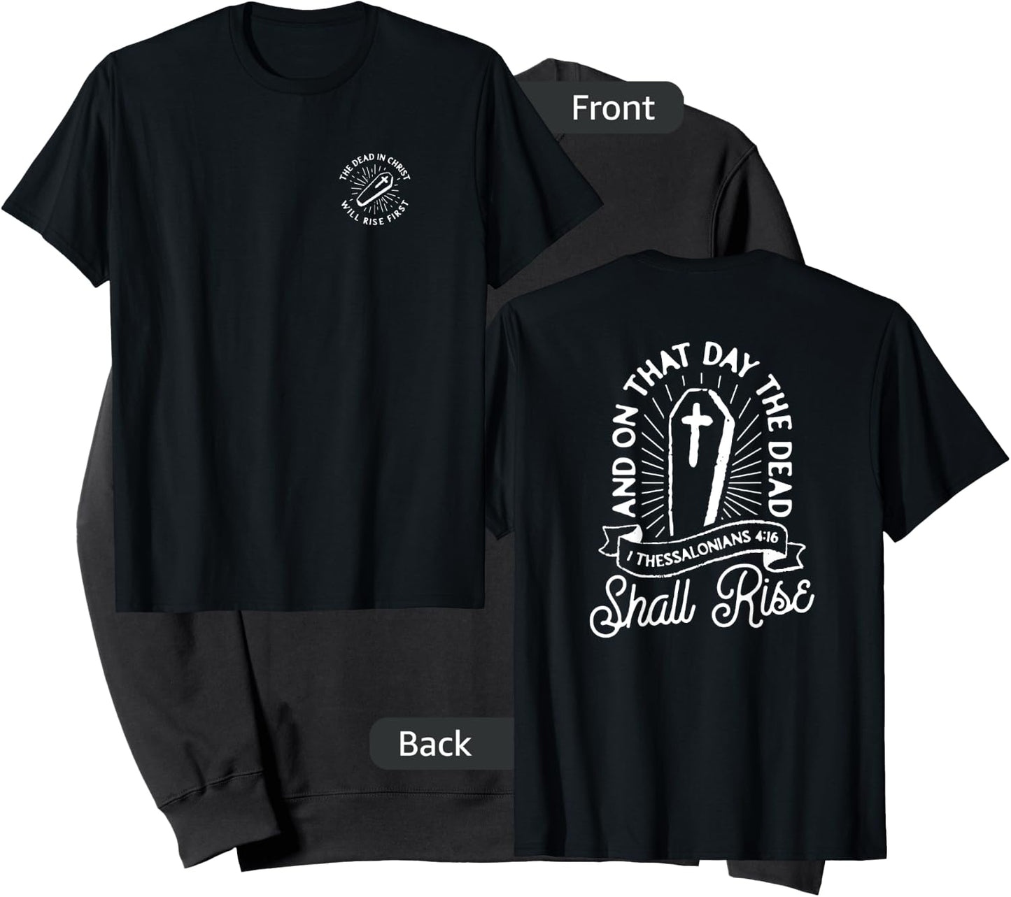 Christian Rapture First Resurrection Dead In Christ Rise Sweatshirt - Sweatshirt | Black