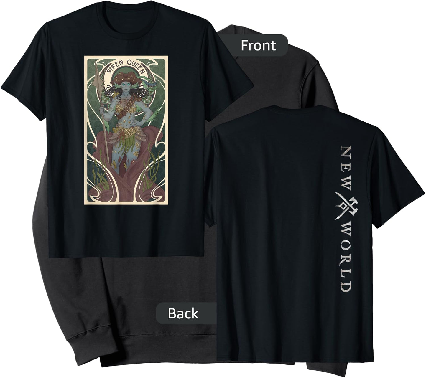 New World Siren Queen Sweatshirt - Sweatshirt | Black