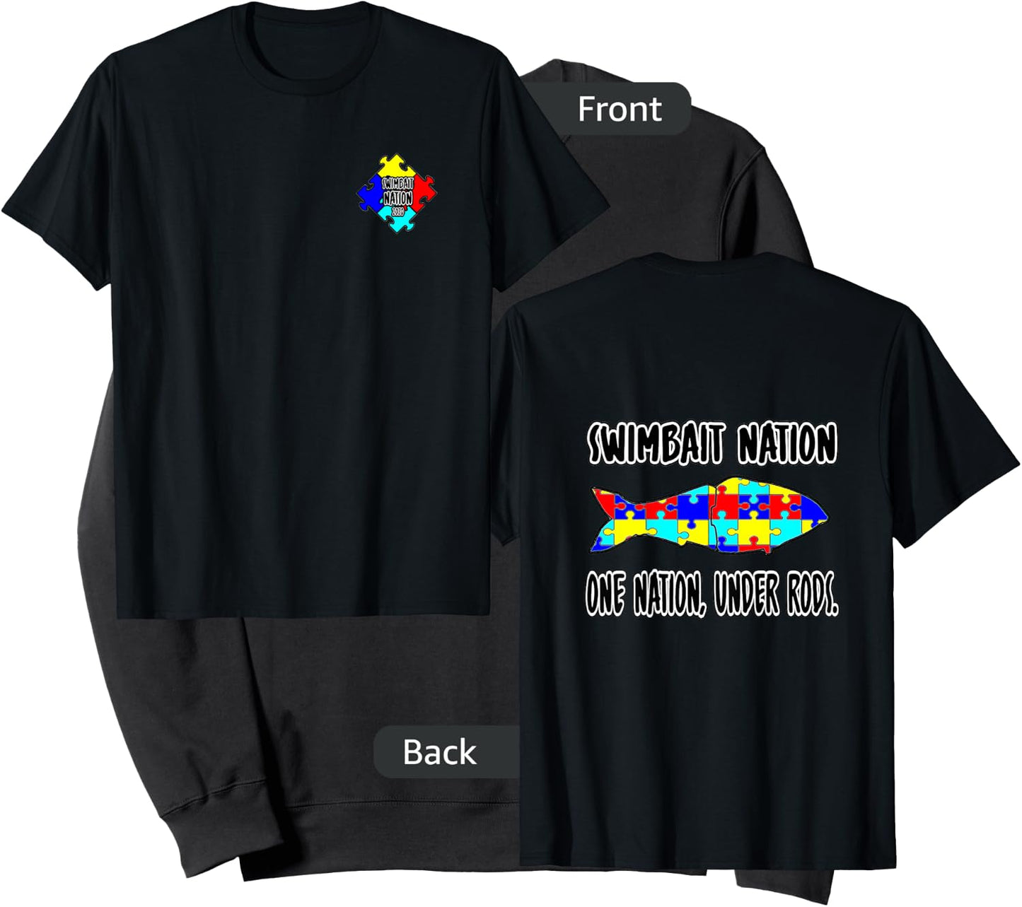 Anglers Against Autism Sweatshirt - Sweatshirt | Black