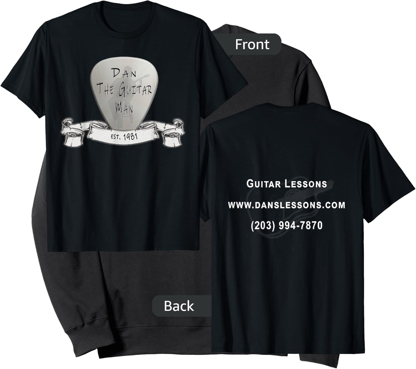 Dan The Guitar Man Sweatshirt - Sweatshirt | Black