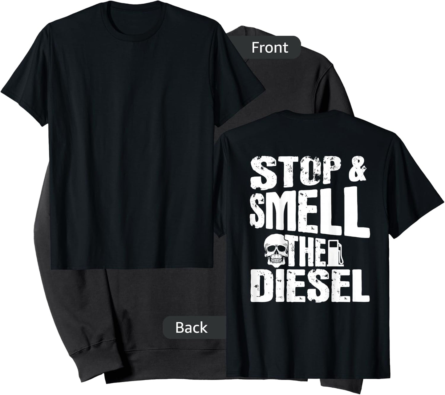 Diesel Mechanic Gifts Design On Back Sweatshirt - Sweatshirt | Black