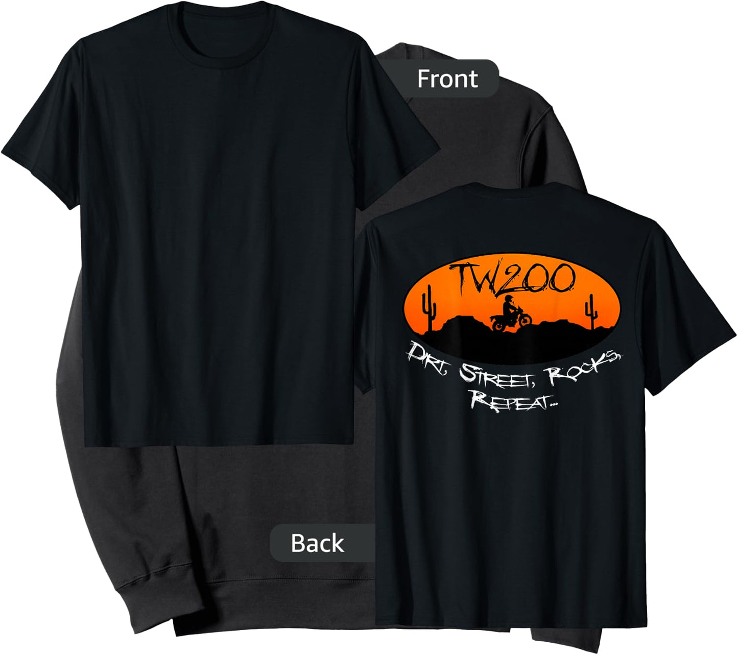 TW200 Trailway Motorcycle Enduro Off-Road Sweatshirt - Sweatshirt | Black