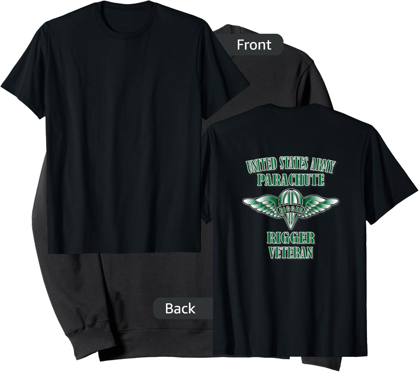 Relaxed Lifestyle Products Men's Black Military , Small, Short Sleeve, , Classic Fit, 100% Cotton Sweatshirt - Sweatshirt | Black