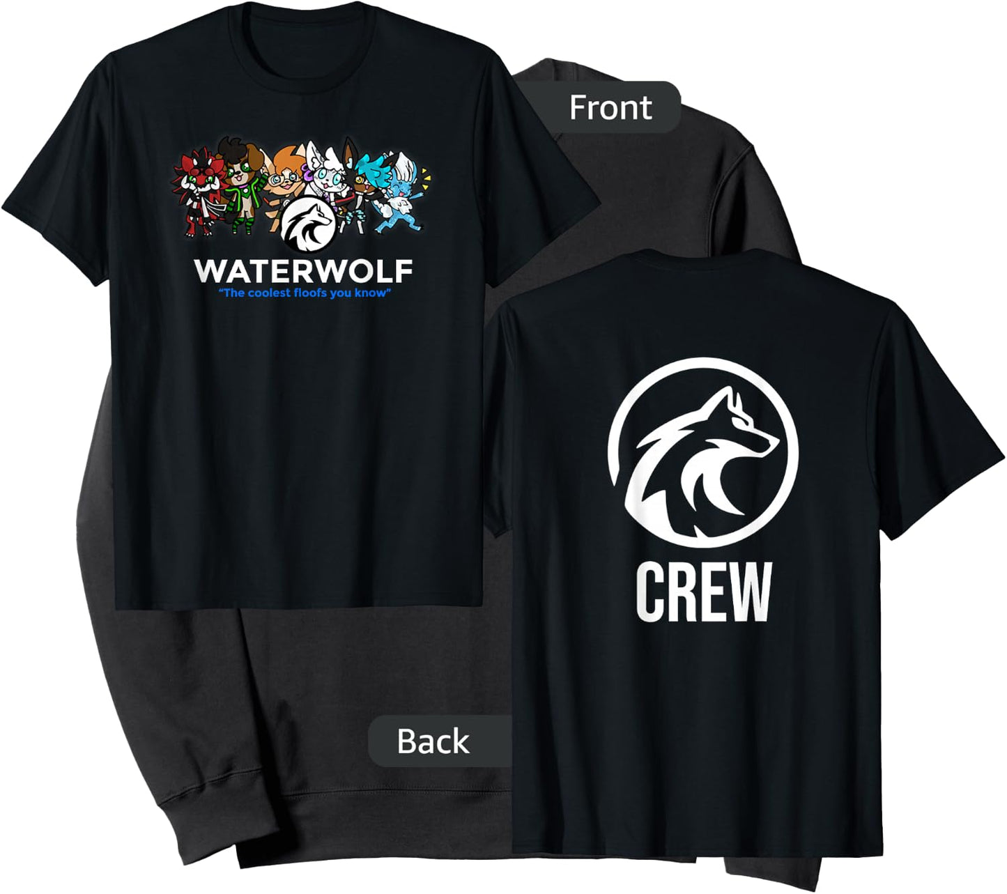 Waterwolf Floofs Sweatshirt - Sweatshirt | Black