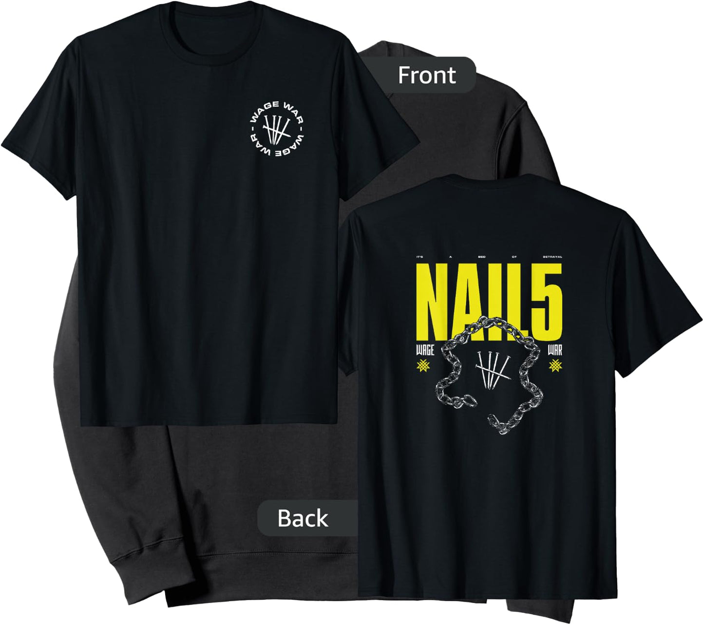 Wage War - NAIL5 Sweatshirt - Sweatshirt | Black