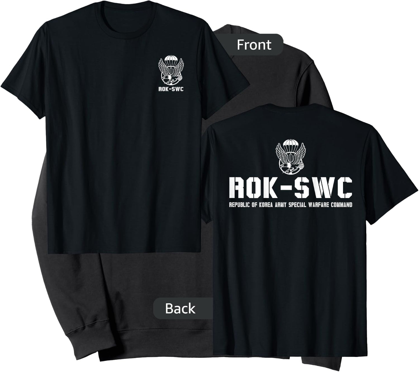 Republic of Korea ROK Army Special Forces Black Berets Sweatshirt - Sweatshirt | Black