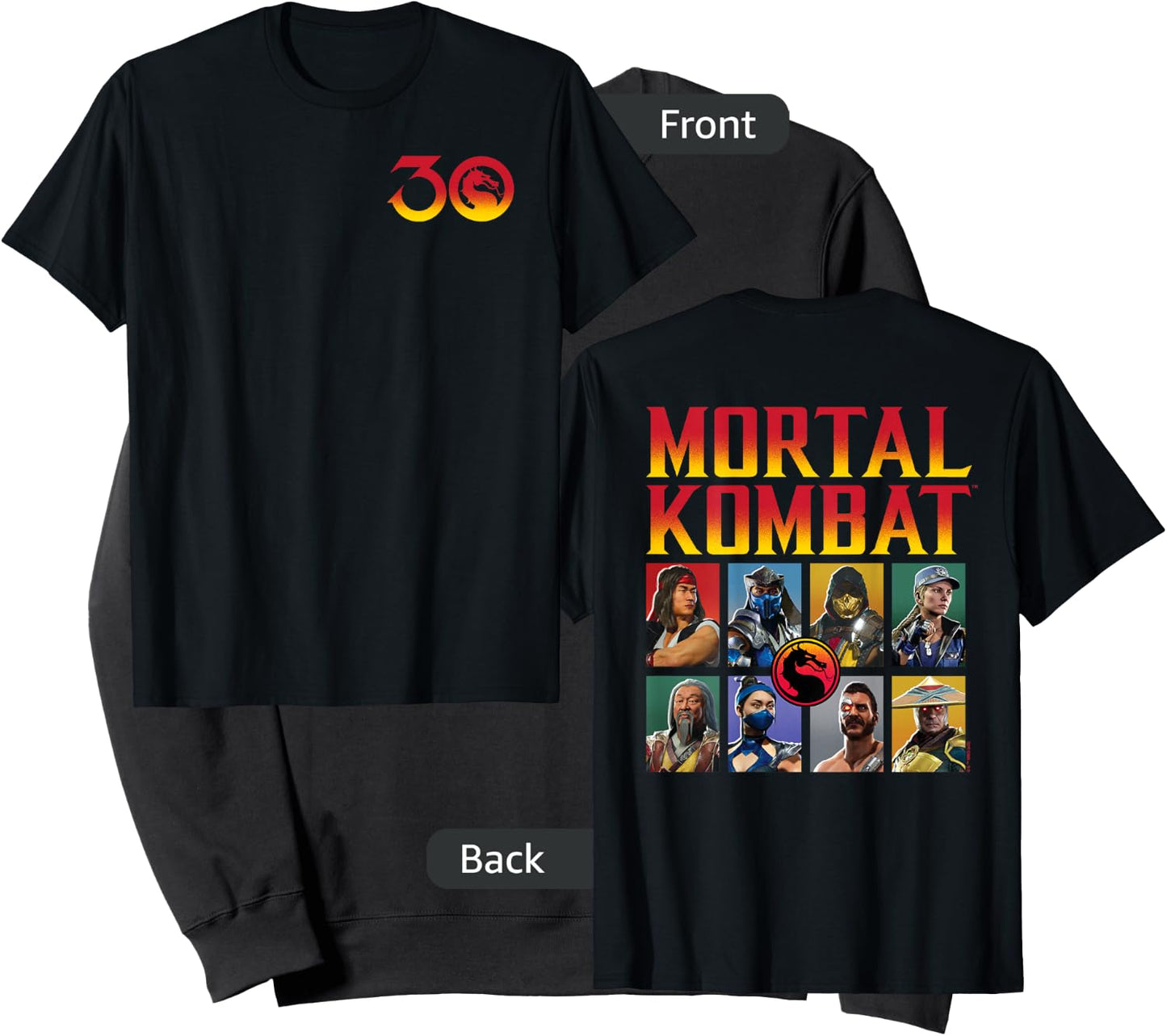 Mortal Kombat - 30th Grid Sweatshirt - Sweatshirt | Black