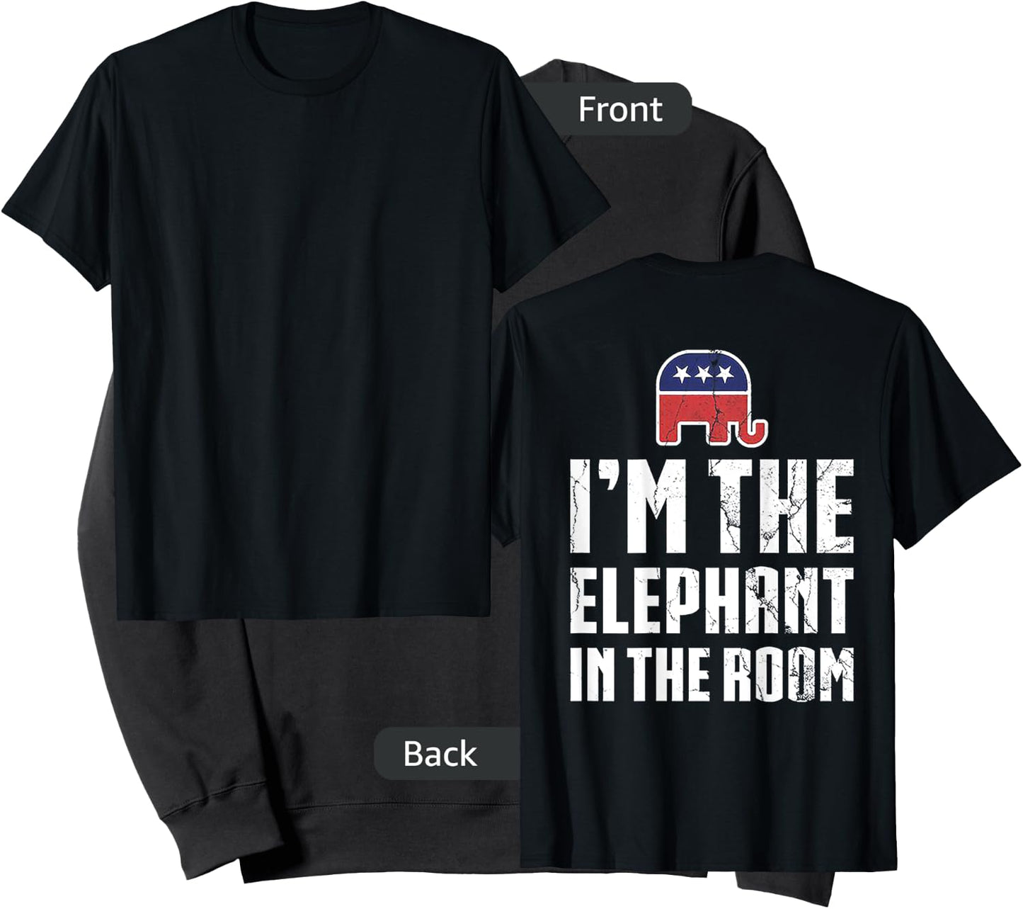 I'm The Elephant In The Room (on back) Sweatshirt - Sweatshirt | Black