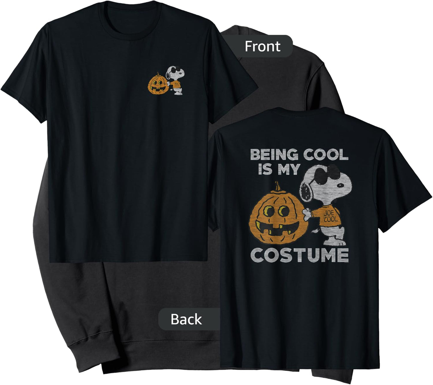 Peanuts Halloween Pumpkin Costume Sweatshirt - Sweatshirt | Black