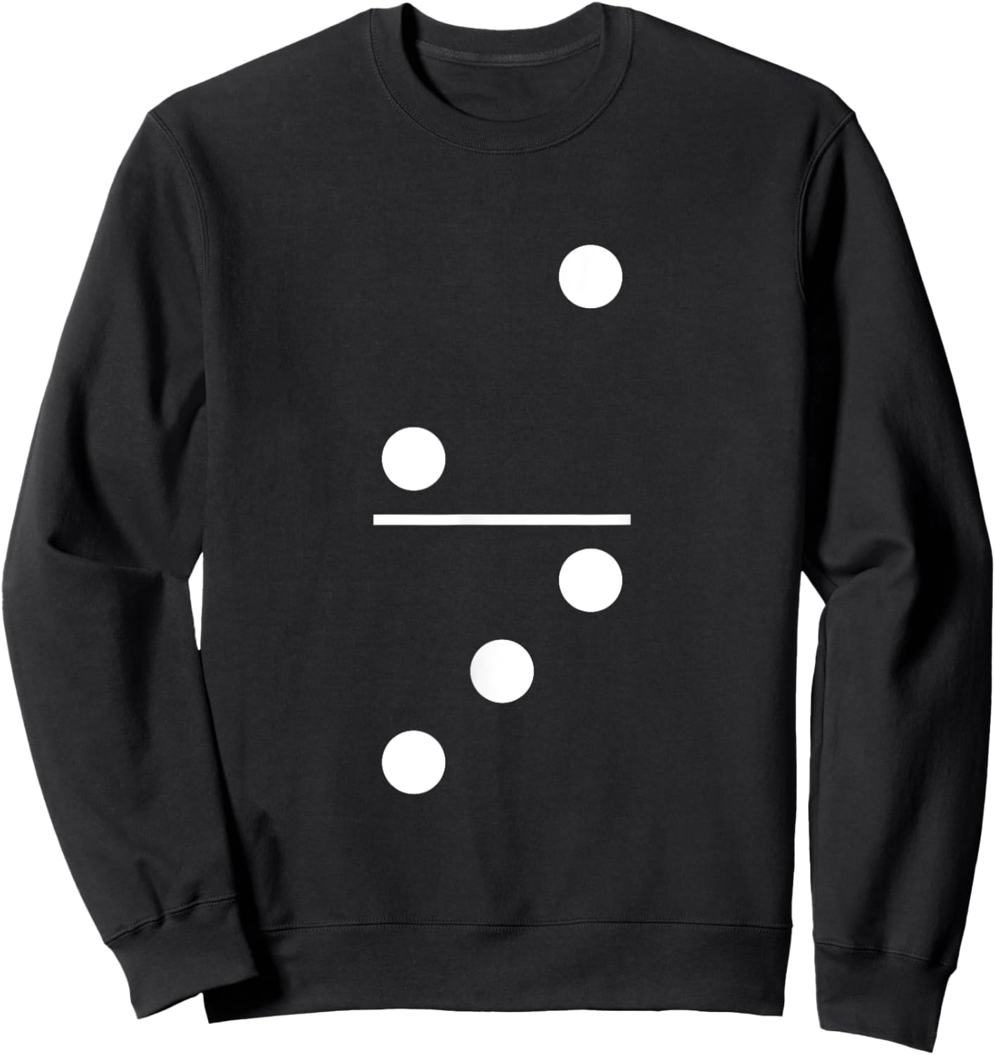 Two Three Domino 2 and 3 White Dots 2-3 Weekend Games 2/3 Sweatshirt - Sweatshirt | Black