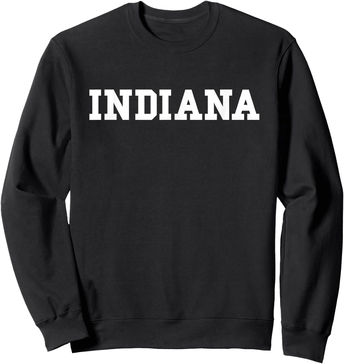 INDIANA - Throwback Design - Classic Sweatshirt - Sweatshirt | Black