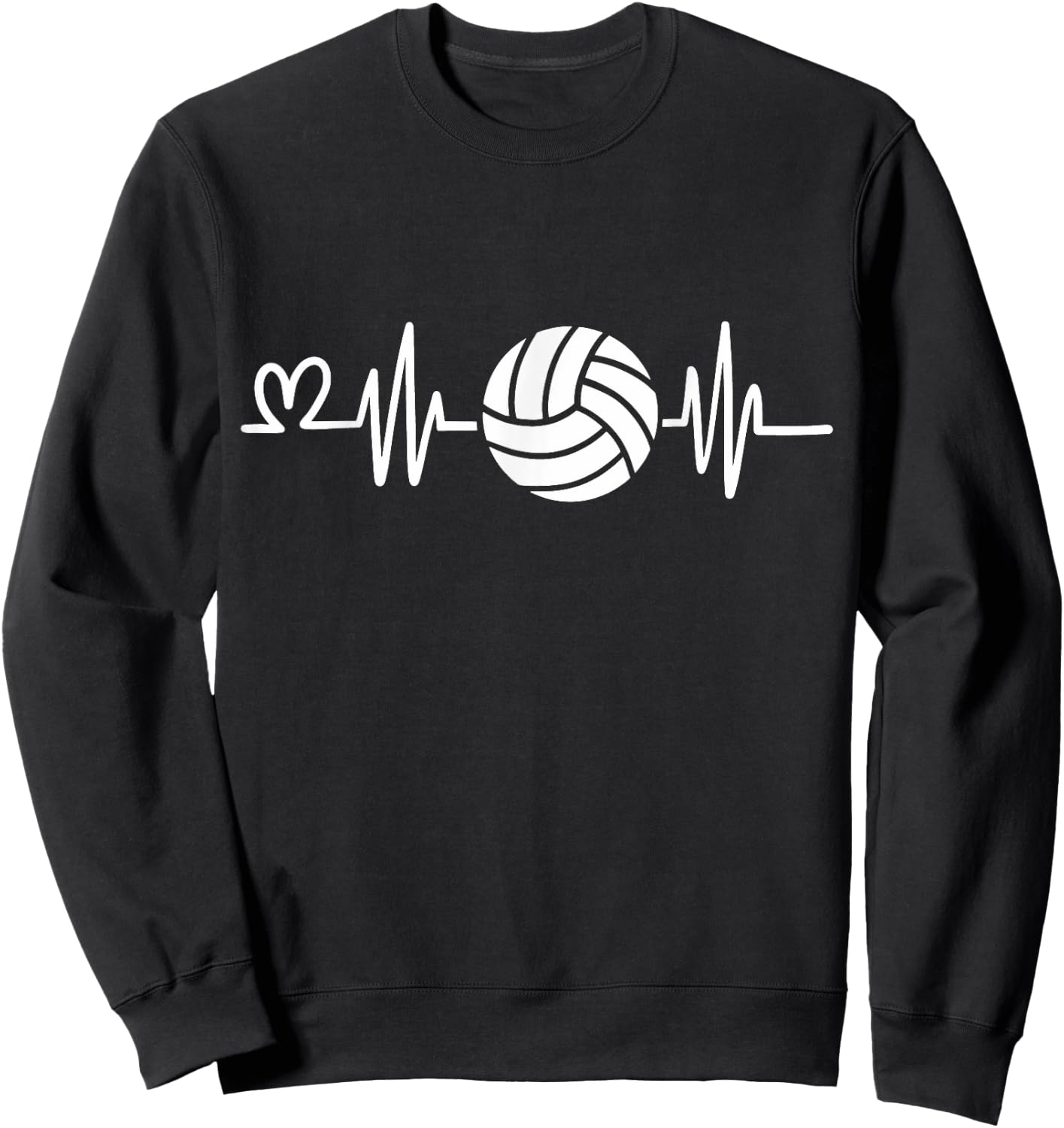 Volleyball Girl Sweatshirt - Sweatshirt | Black