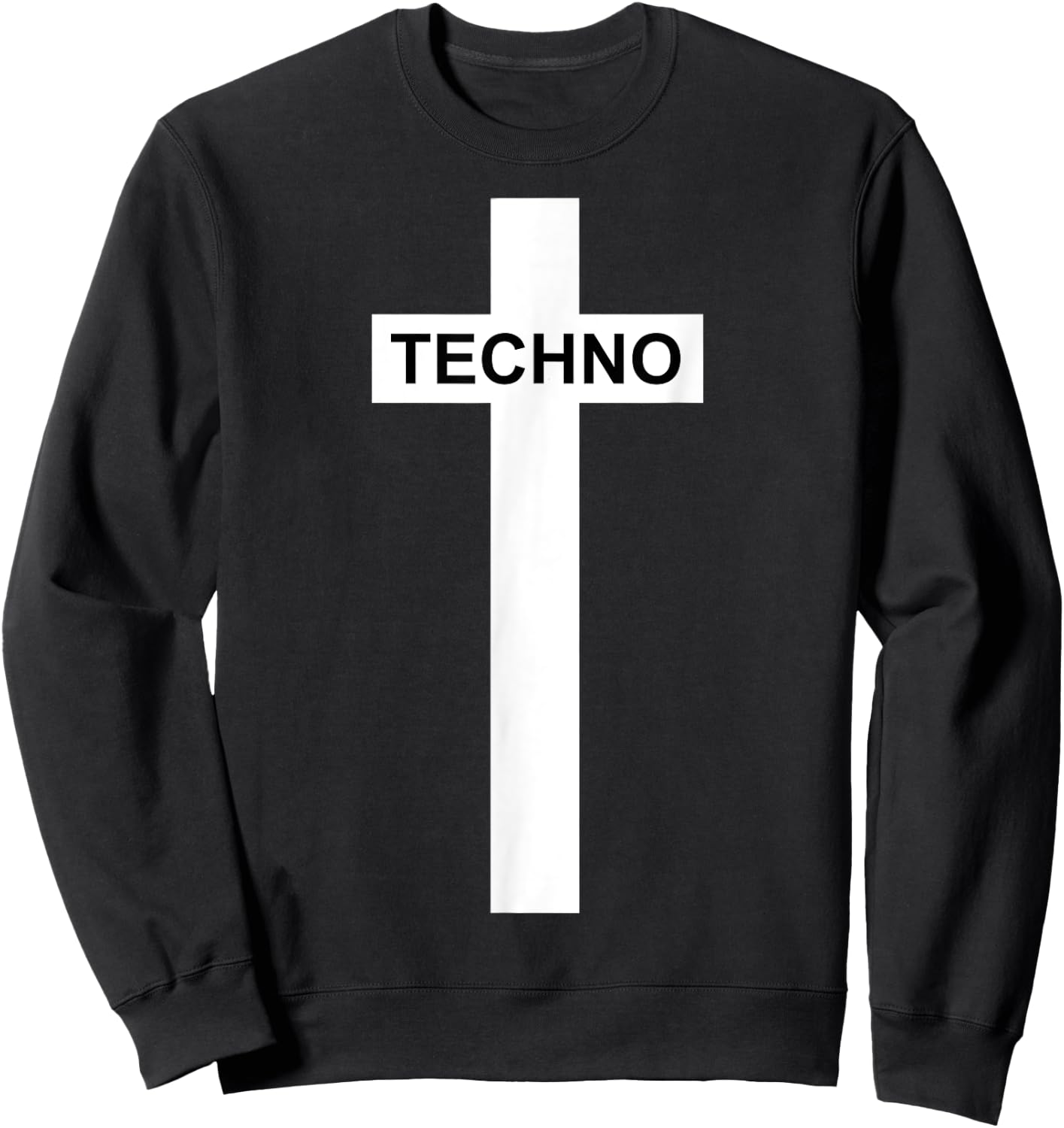 Made in Berghain Techno Religion - Techno Gift Sweatshirt - Sweatshirt | Black