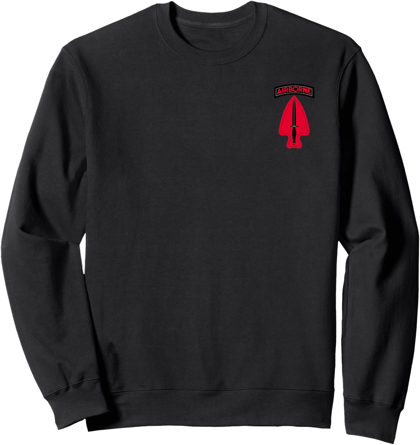 US Army Special Operations Command Patch Sweatshirt - Sweatshirt | Black