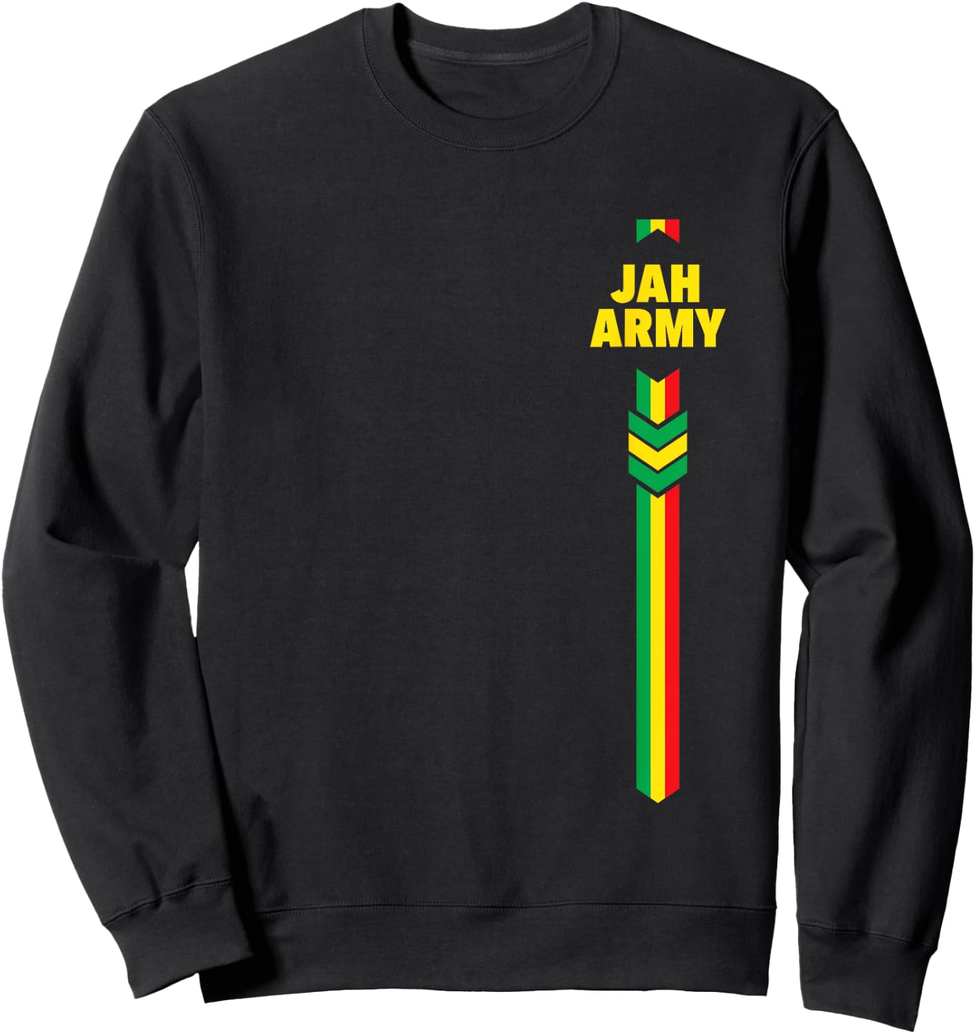 Jah Army Ras Tafari His Imperial Majesty Haile Selassie I Sweatshirt - Sweatshirt | Black