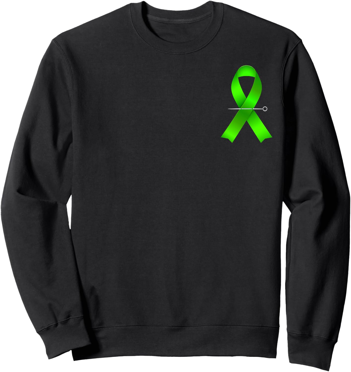 Fight The Stigma American Flag Mental Health Awareness Sweatshirt - Sweatshirt | Black