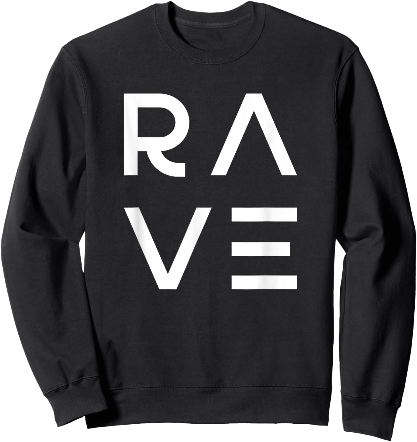 Rave Party Outfit EDM DJ Trance Techno Music Sweatshirt - Sweatshirt | Black