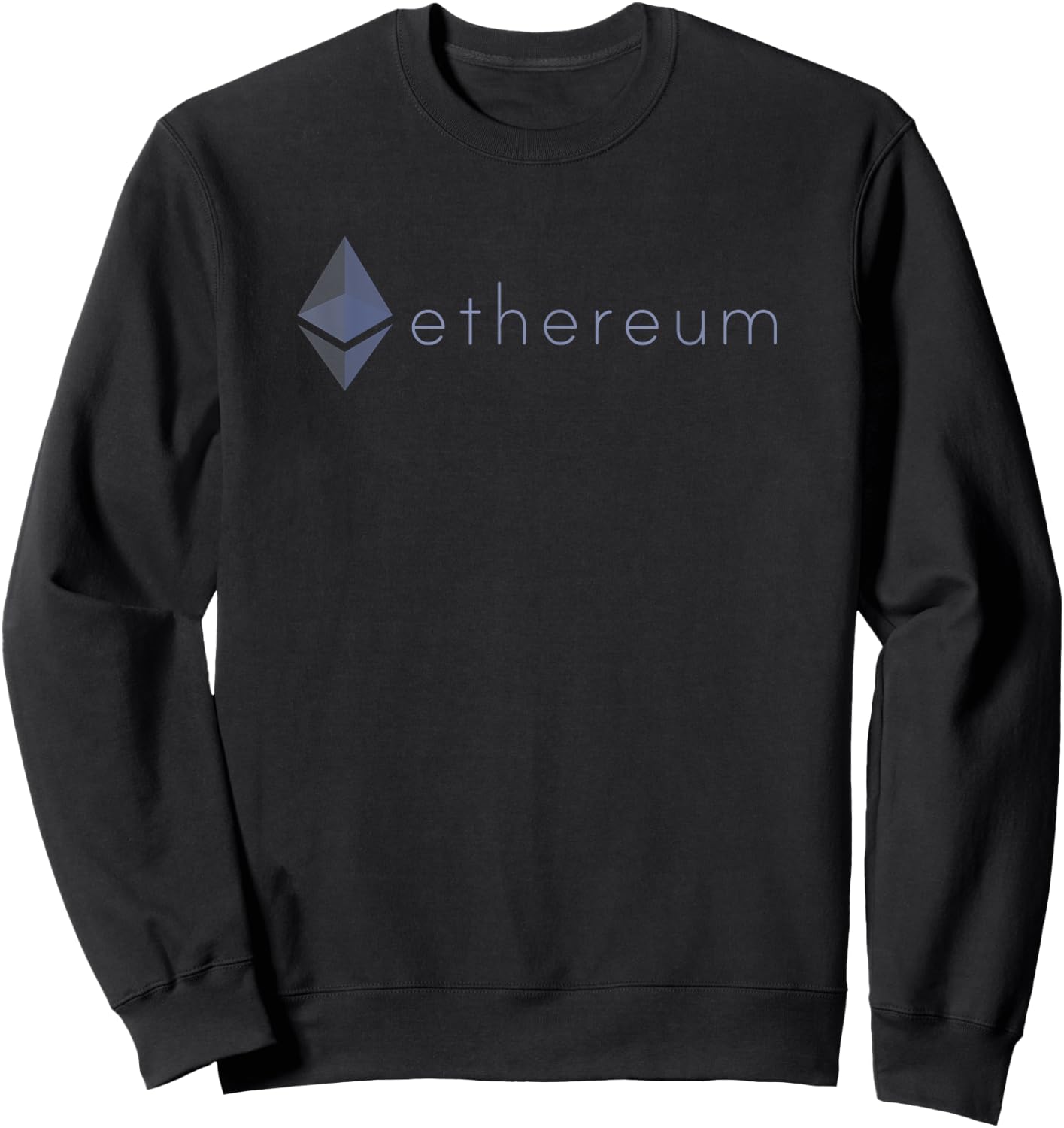 Ethereum Coin Crypto ETH Blockchain Cryptocurrency Sweatshirt - Sweatshirt | Black