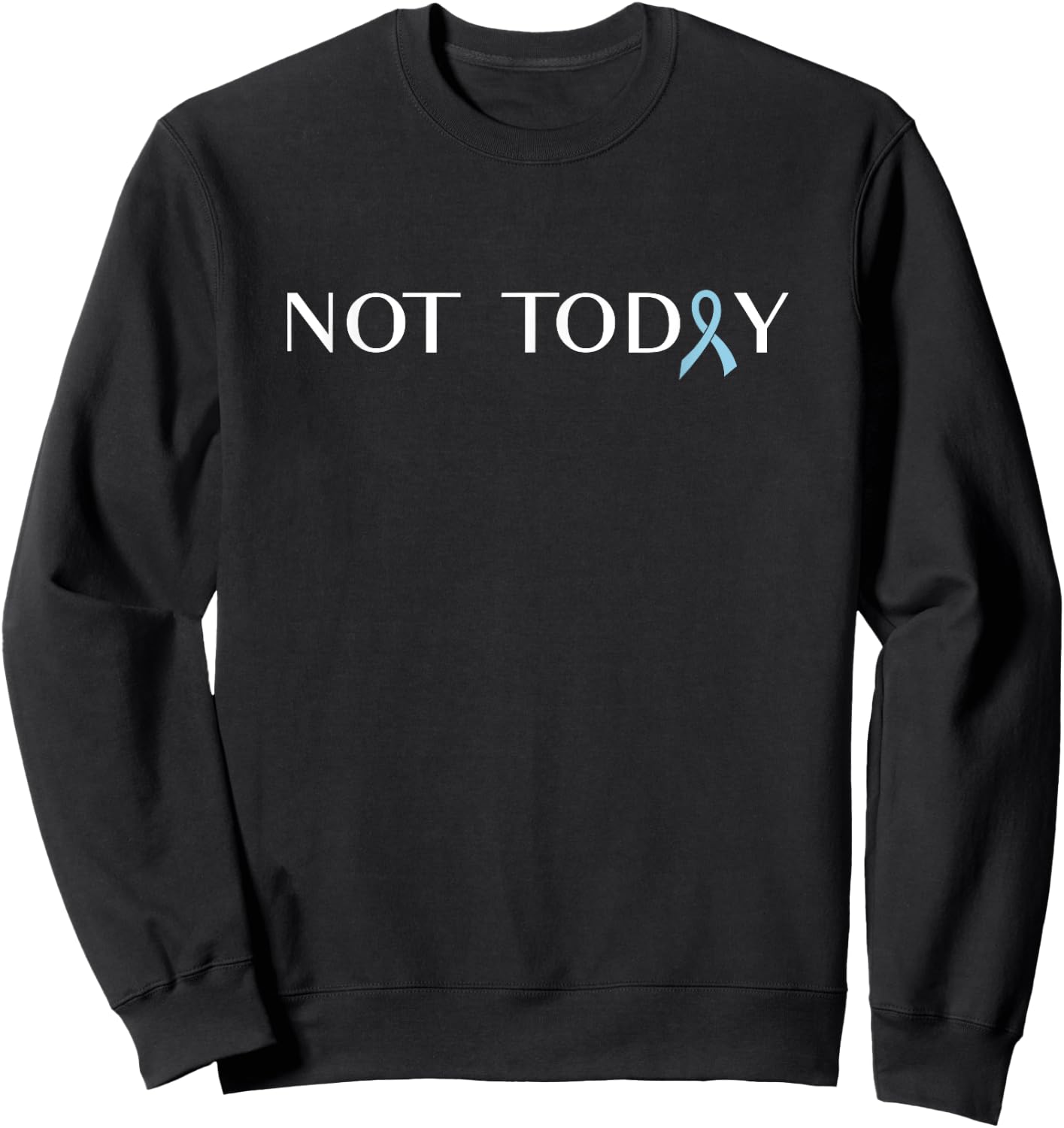 Prostate Cancer Fight Cancer Ribbon Sweatshirt - Sweatshirt | Black