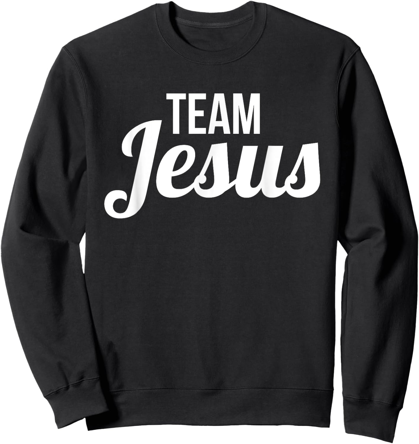 Matching Christian Team Gift Youth Groups Team Jesus Sweatshirt - Sweatshirt | Black