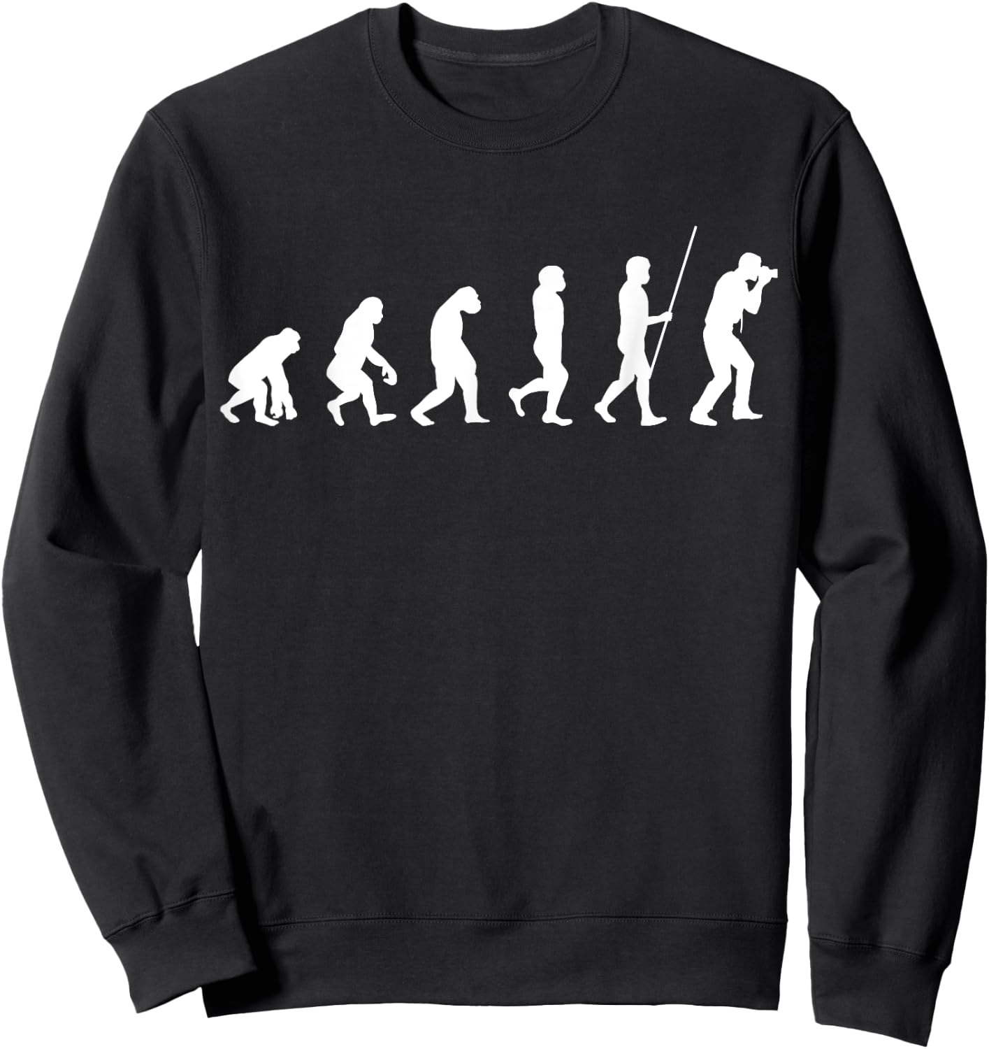 Evolution photographer | Camera photography lovers Sweatshirt - Sweatshirt | Black