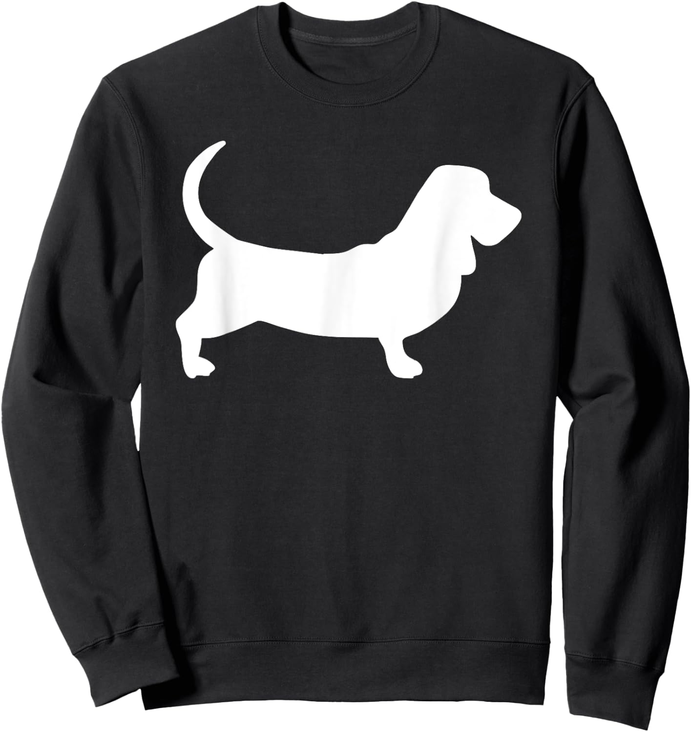Basset hound Sweatshirt - Sweatshirt | Black