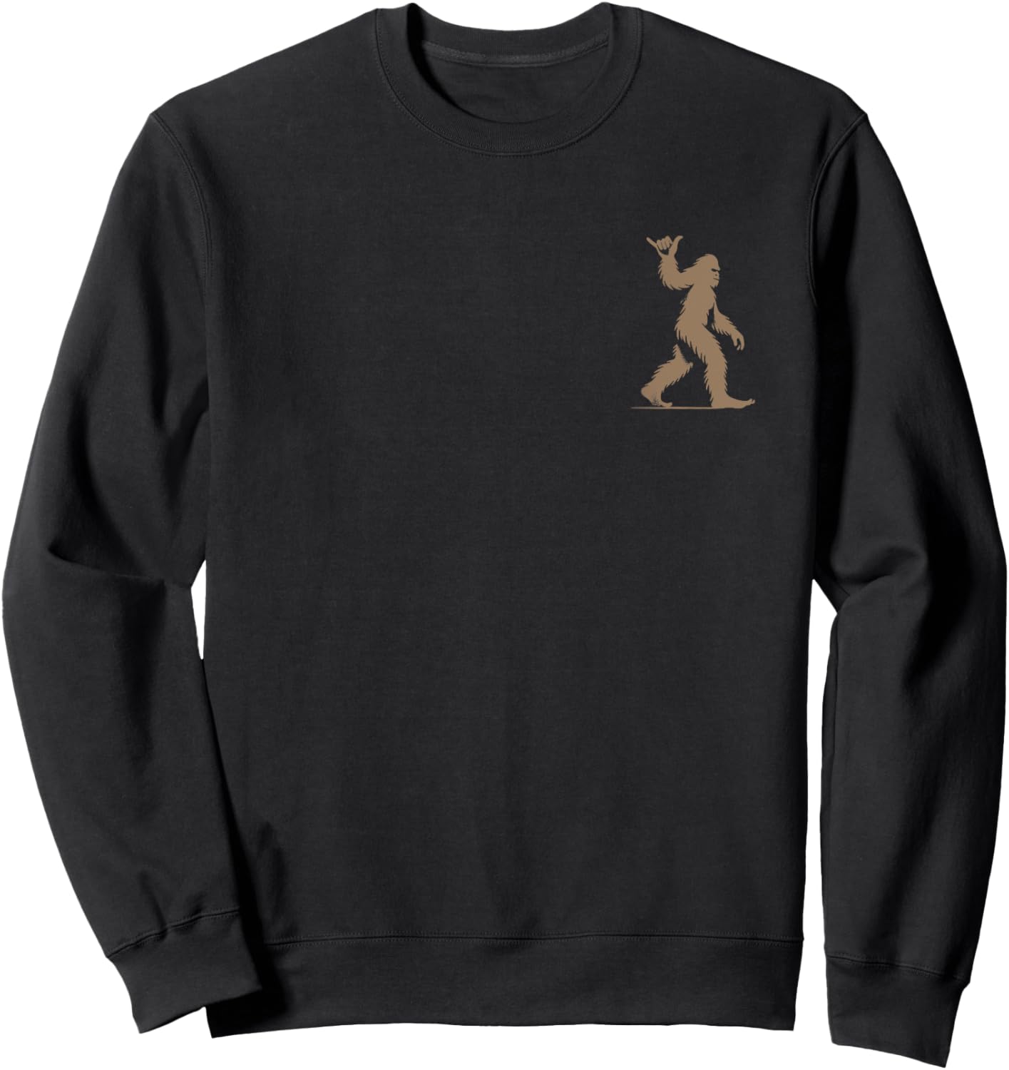 Funny Bigfoot Sasquatch Hawaiian Surf Shaka Aloha Surfer Men Sweatshirt - Sweatshirt | Black