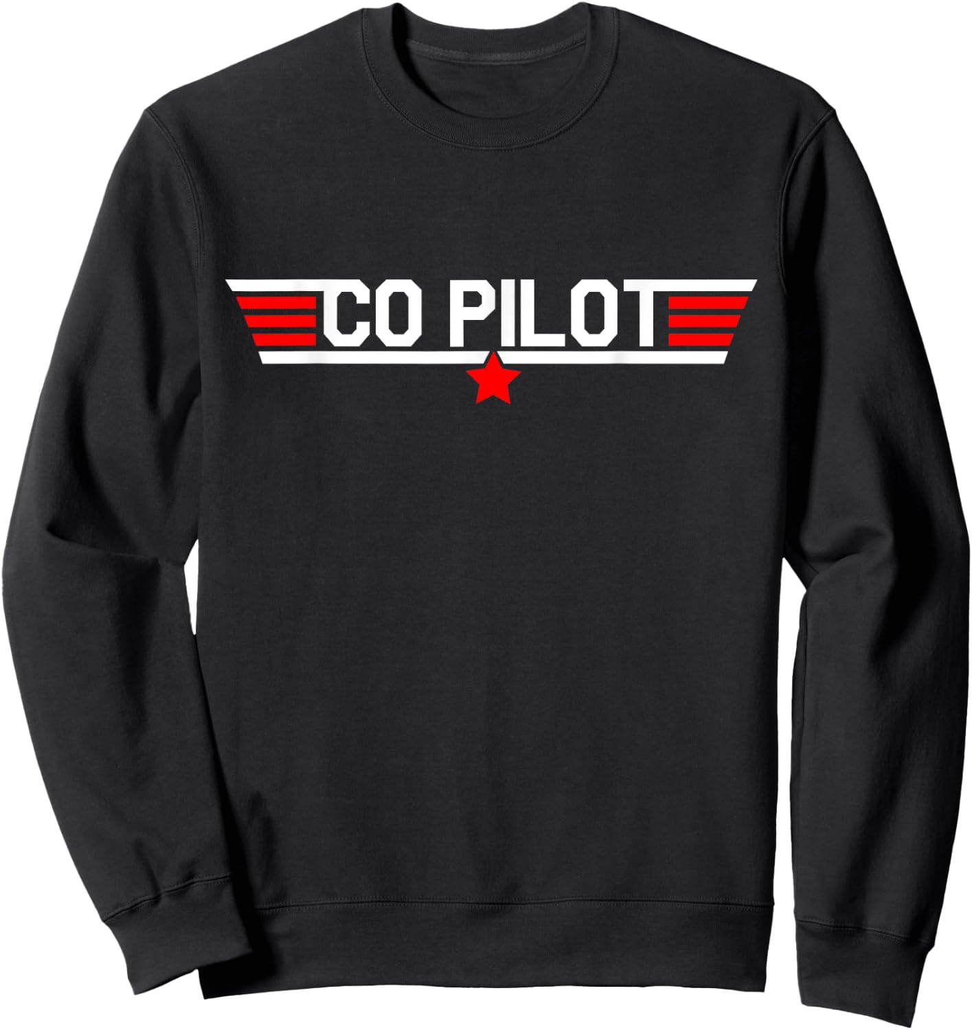 RV Co Pilot Funny Camper Motorhome Camping Matching Gift Sweatshirt - Sweatshirt | Black