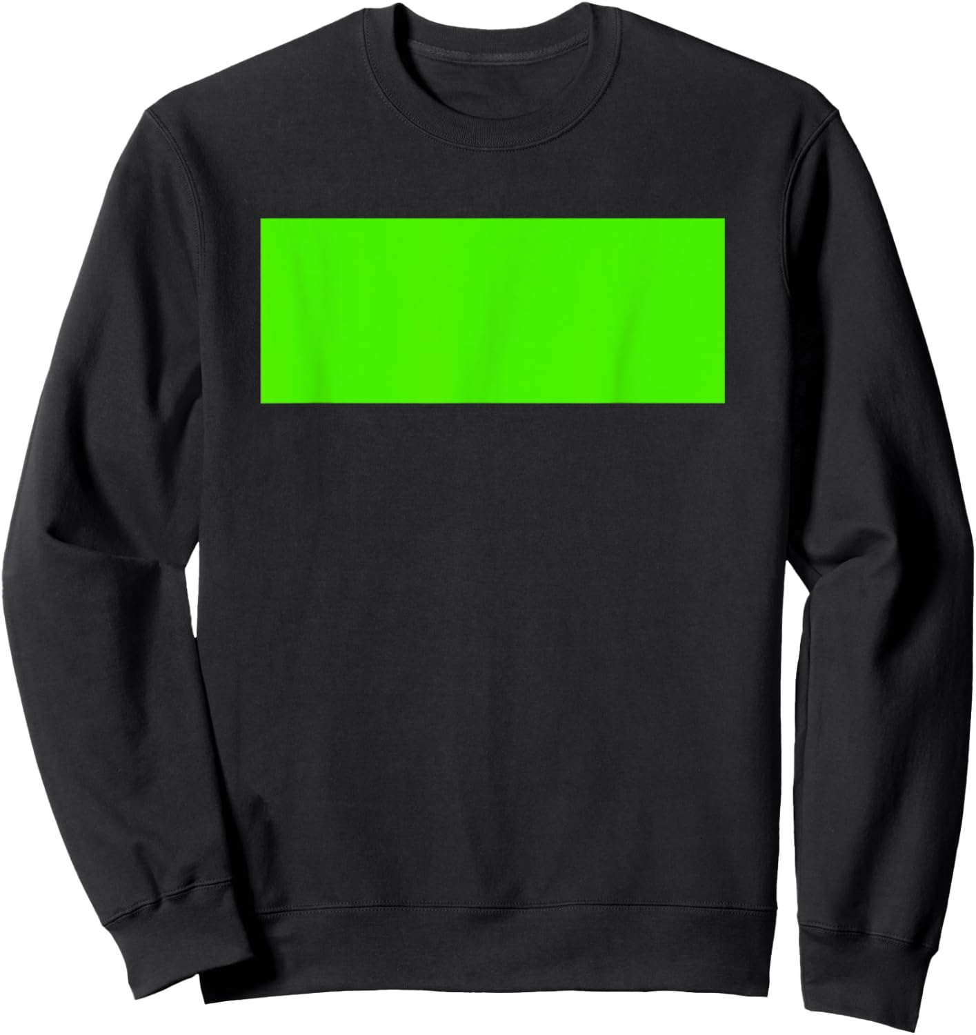 Green Screen Design Chroma Key Photo Video Effect Sweatshirt - Sweatshirt | Black