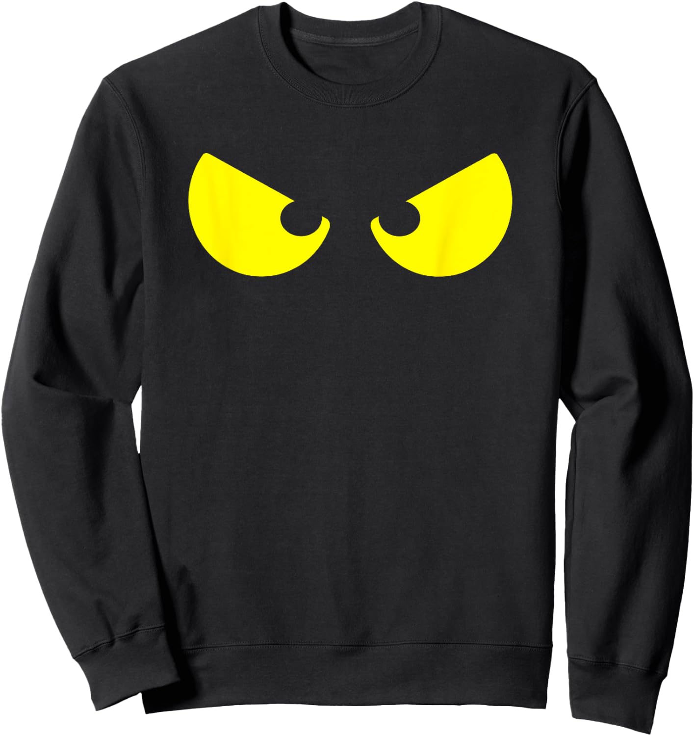 Scary Monster Eyes Funny Googly Eye Sweatshirt - Sweatshirt | Black