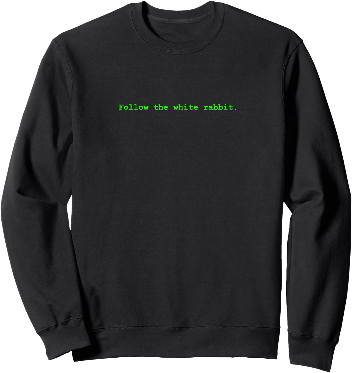 Bee Kind - PC Computer - Follow the White Rabbit Sweatshirt - Sweatshirt | Black