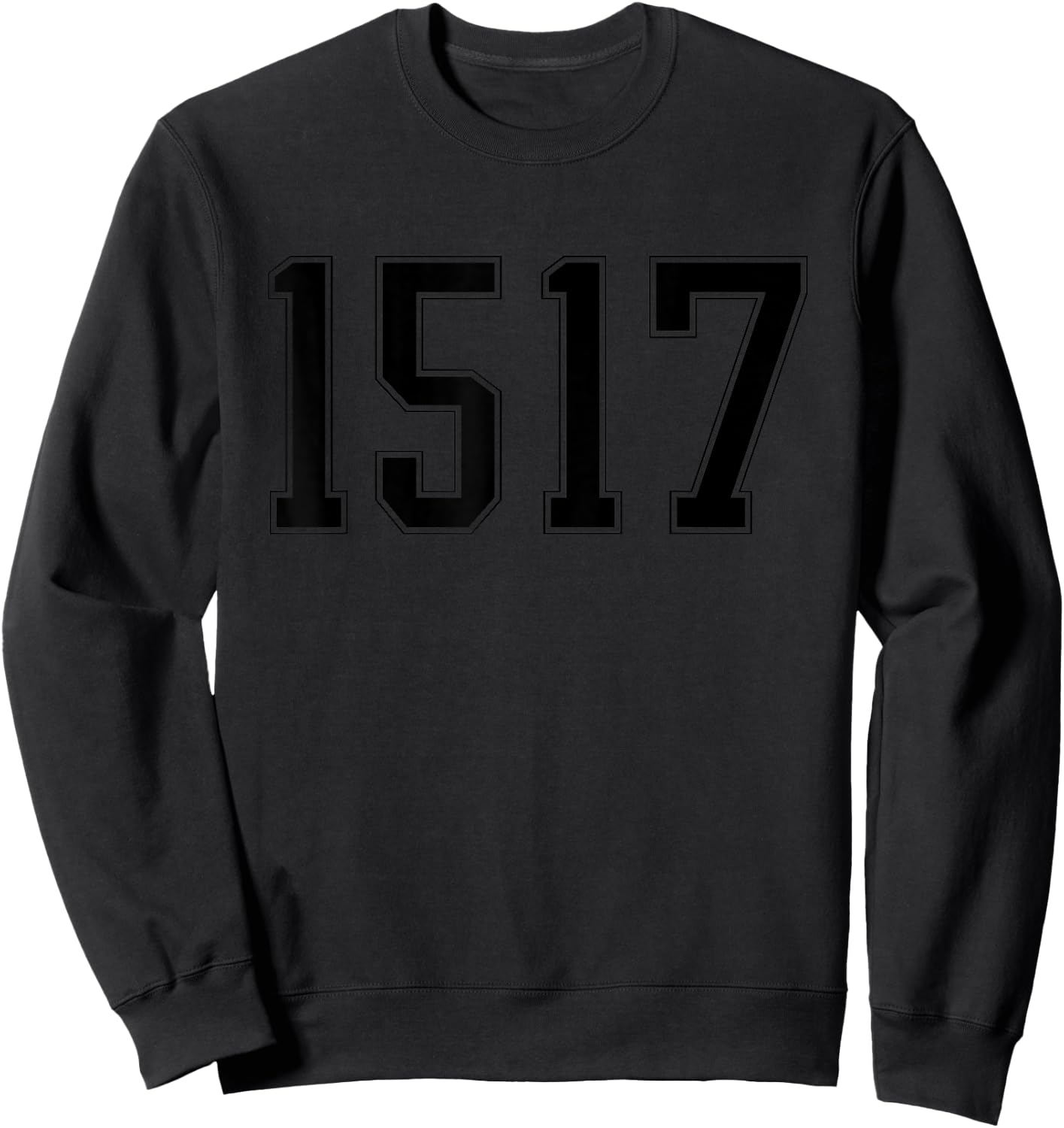 Theology 1517 Reformed Christian Martin Luther Sweatshirt - Sweatshirt | Black