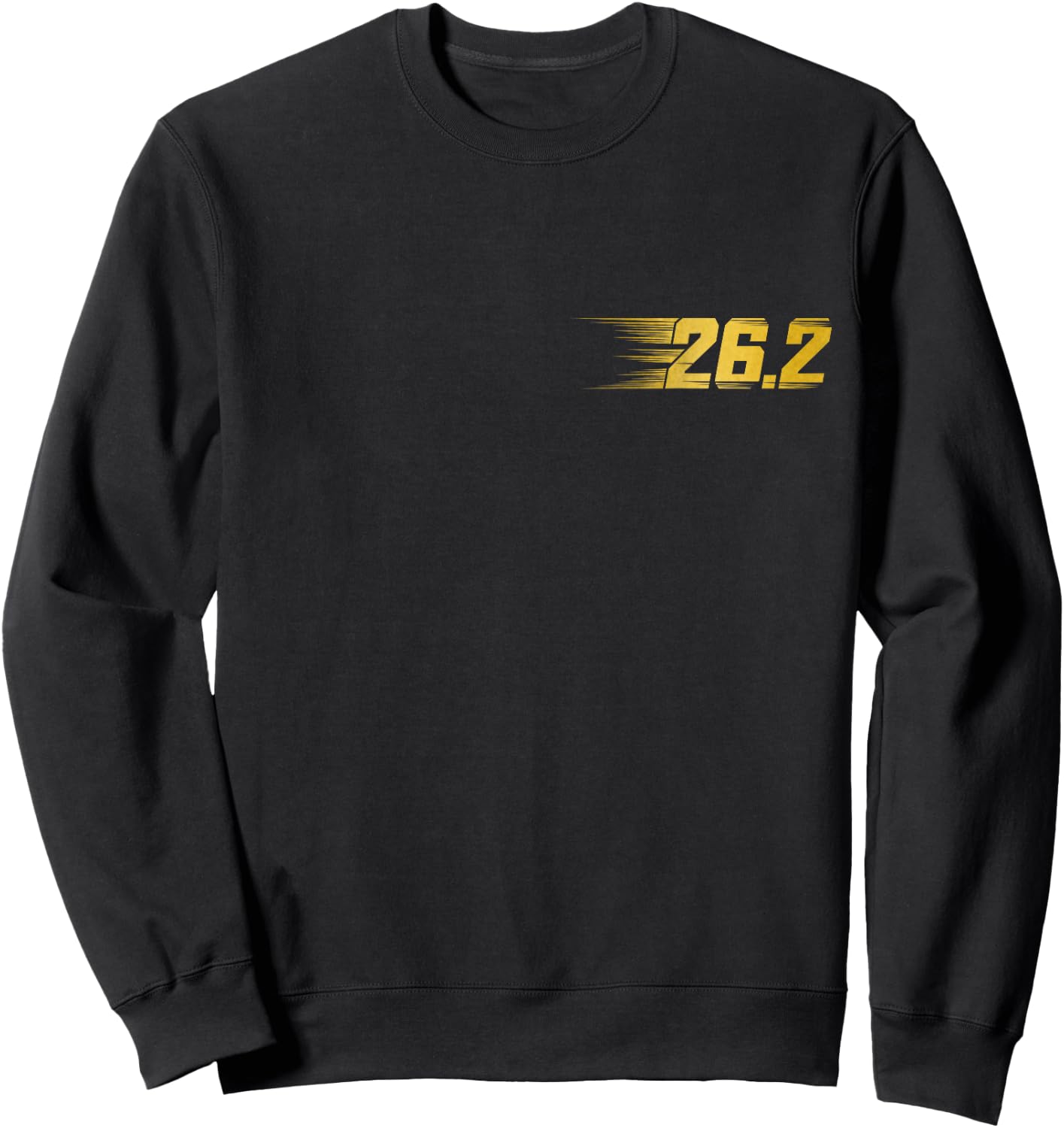 26.2 Miles Marathon Runner Running Marathoner Sweatshirt - Sweatshirt | Black