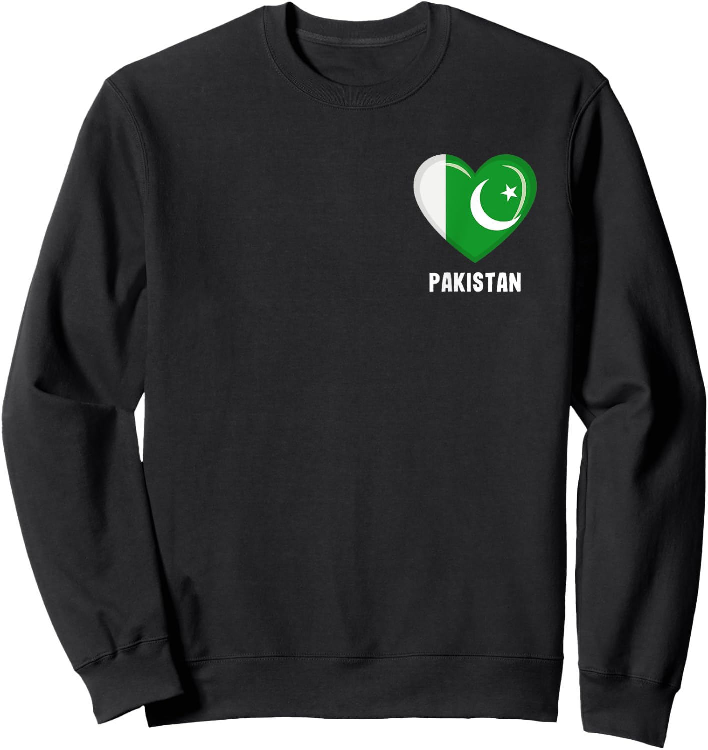 Pakistan Flag Shirt | Pakistani Sweatshirt - Sweatshirt | Black