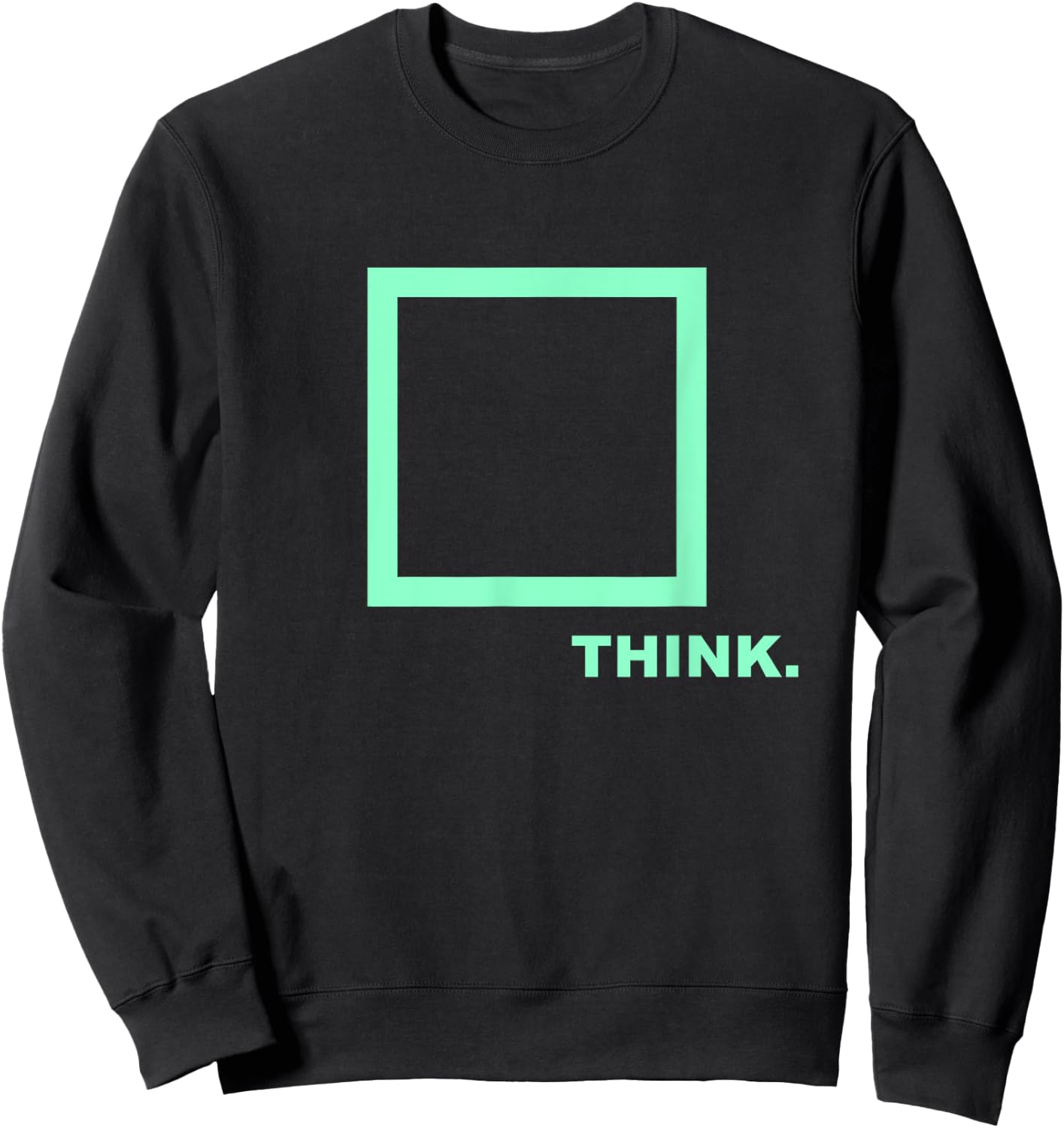 Be smart - Think outside the Box Sweatshirt - Sweatshirt | Black