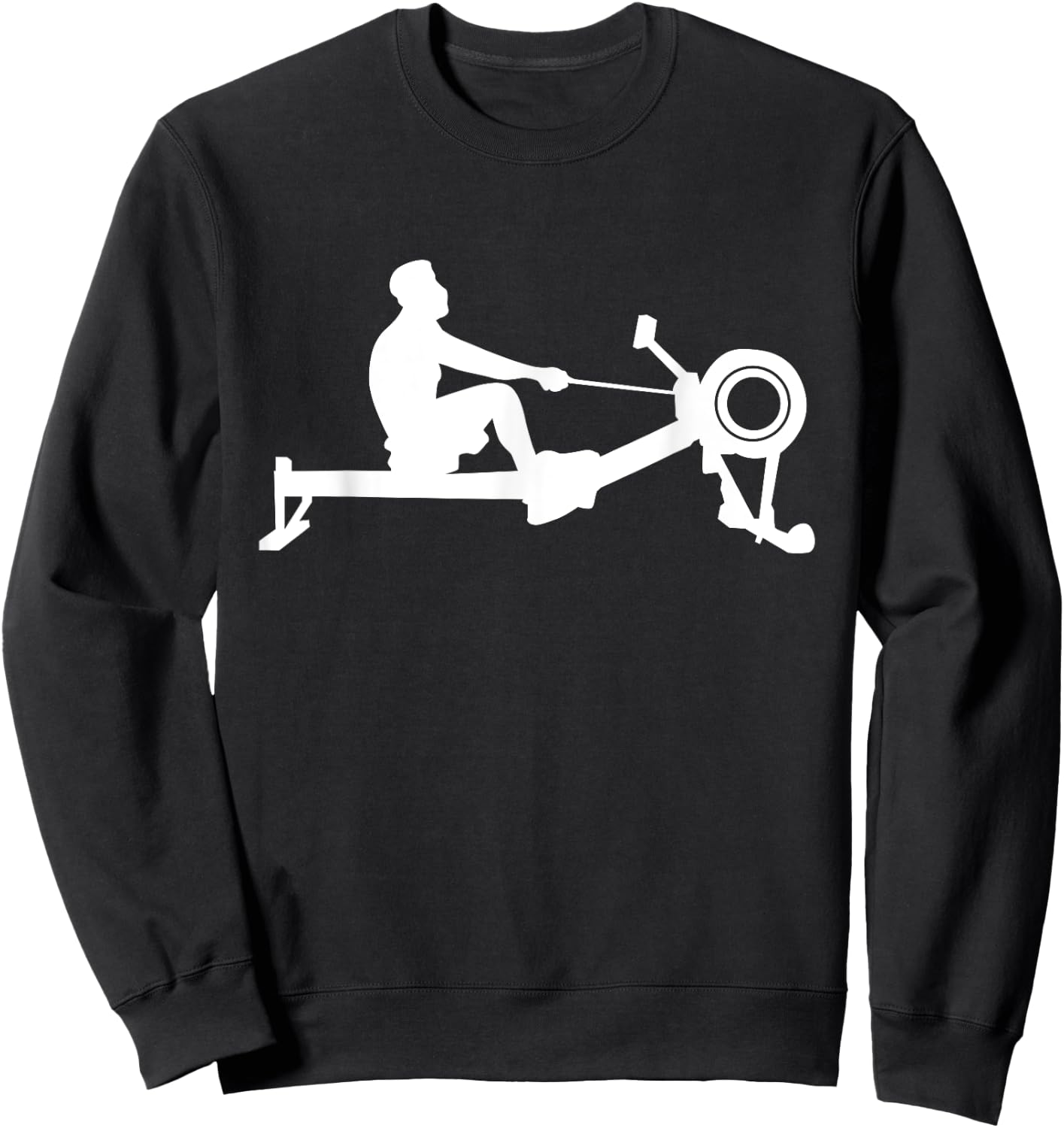 Funny Indoor Rowing Machine Workout Rower Gift Women Sweatshirt - Sweatshirt | Black